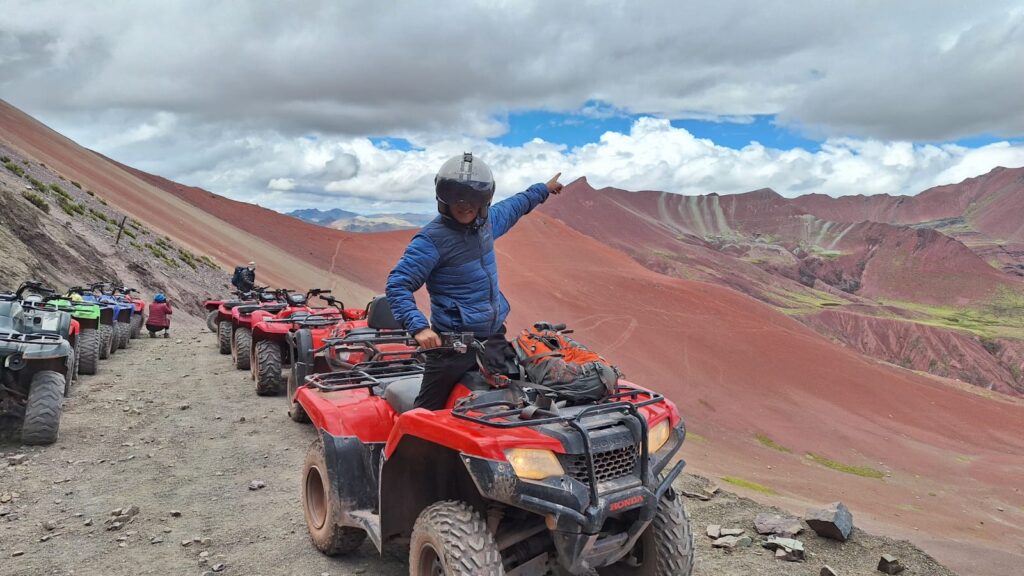 From Cusco: Rainbow Mountain and red valley on ATVs
